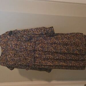 Ba&sh Sandra leaf-print chiffon mini dress - Size 2 (Medium)